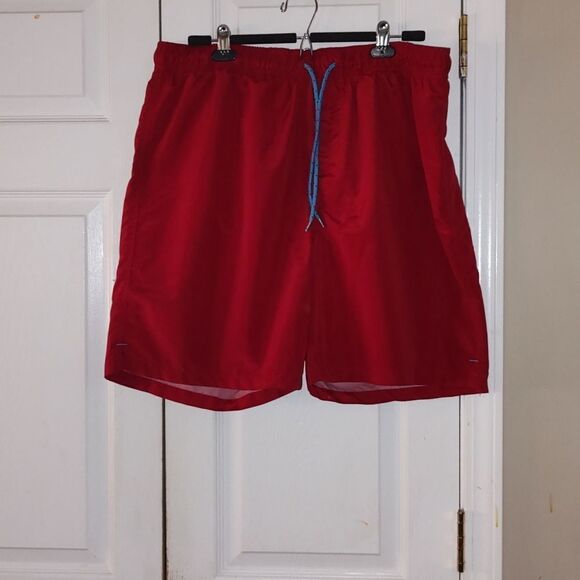 Old Navy Red Swim Trunks  Sz XXL NWOT - Picture 1 of 3